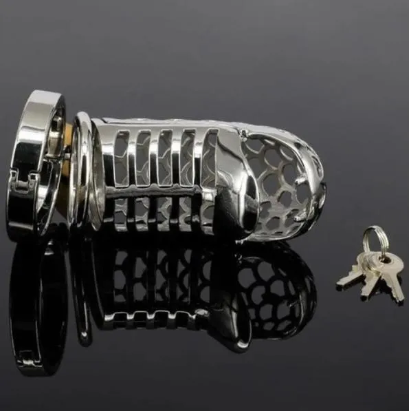 CHASTITY CAGE CO Male Sex Toys Metal Chastity Cage Snake