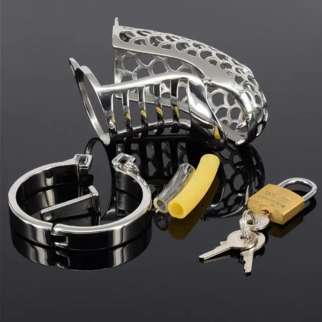 CHASTITY CAGE CO Male Sex Toys Metal Chastity Cage Snake