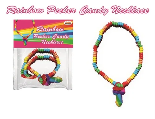 Dildos Rainbow Pecker Candy Necklace Hott Products