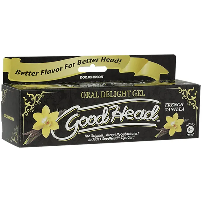Doc Johnson Goodhead Oral Delight Gel 4Oz French Van Enhancers