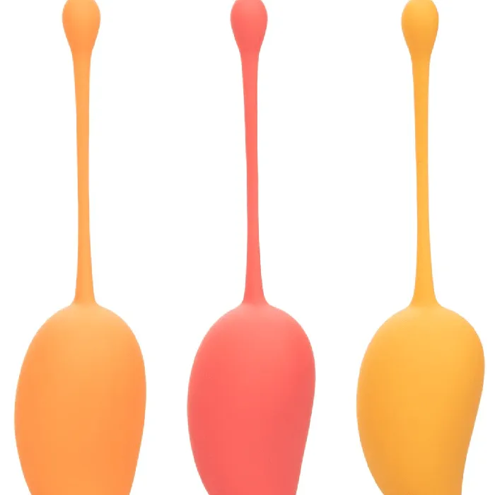Female Sex Toys CalExotics Mango 3 Piece Silicone Kegel Training Set
