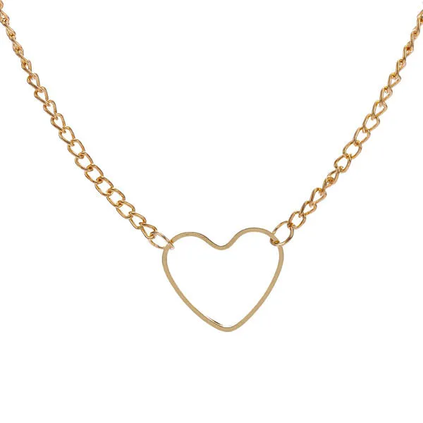 House of Dasein Anal BDSM Jewellery Gold Silver Heart Choker Bdsm Day Collar Submissive Necklace
