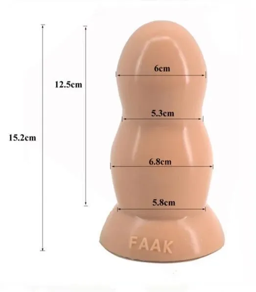 House of Dasein Realistic Dildos Faak Silicone Butt Plug 152Cm 68Cm Thick Anal Dildo Dong Black Pink Skin Colour Anal