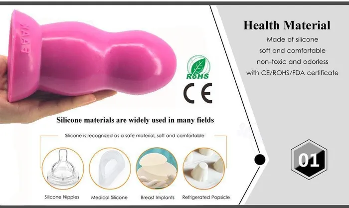 House of Dasein Realistic Dildos Faak Silicone Butt Plug 152Cm 68Cm Thick Anal Dildo Dong Black Pink Skin Colour Anal