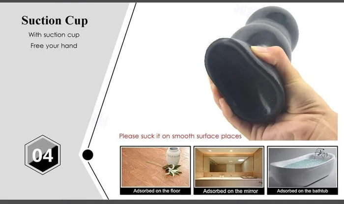 House of Dasein Realistic Dildos Faak Silicone Butt Plug 152Cm 68Cm Thick Anal Dildo Dong Black Pink Skin Colour Anal