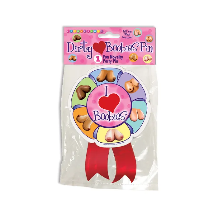 I Love Boobs Pin Little Genie Productions Vibrators