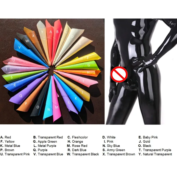 Latex Fetish Catsuit Sexy Bodysuit Men Full Cover Condom Penis Sheath Adult Jumpsuit Wet Look House of Dasein Male Sex Toys