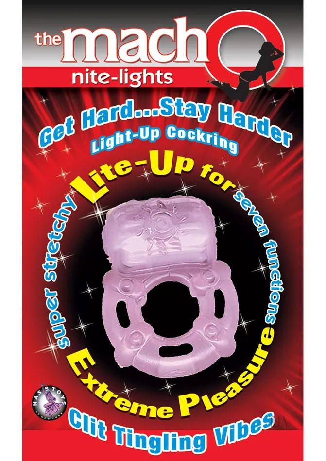 Macho Nite Lights Purple Novelties By Nasswalk Inc Vibrators