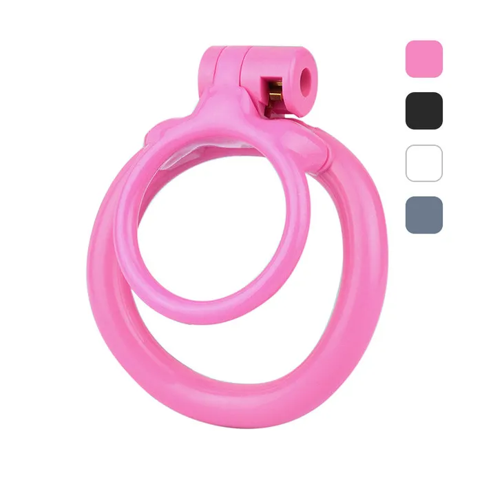 Male Sex Toys CHASTITY CAGE CO Resin Locking Cock Cage