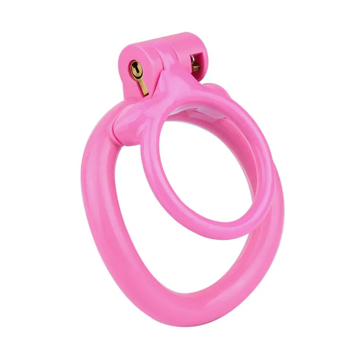 Male Sex Toys CHASTITY CAGE CO Resin Locking Cock Cage