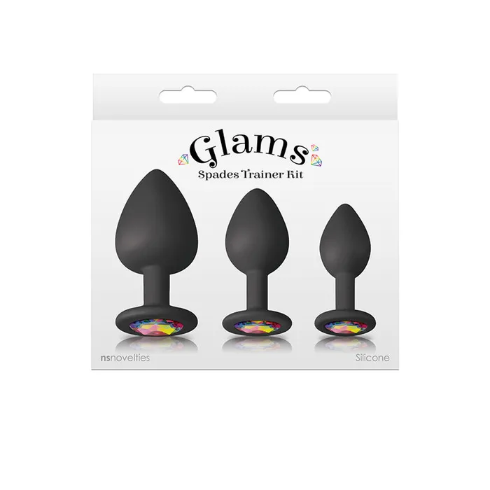 New Sensations Novelties Inc Glams Spades Trainer Kit Black Anal