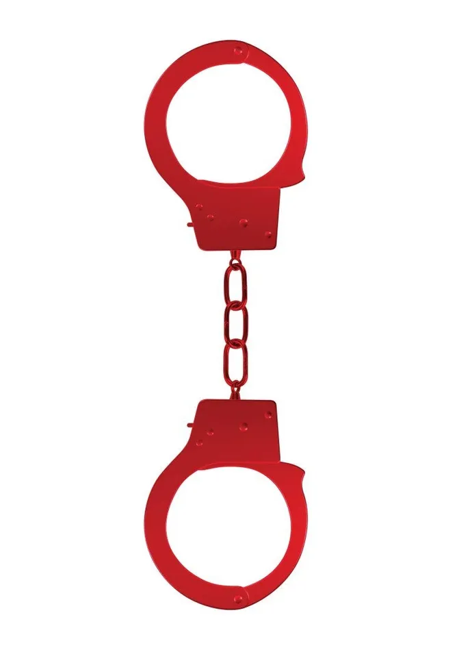 Ouch BeginnerS Handcuffs Red Anal