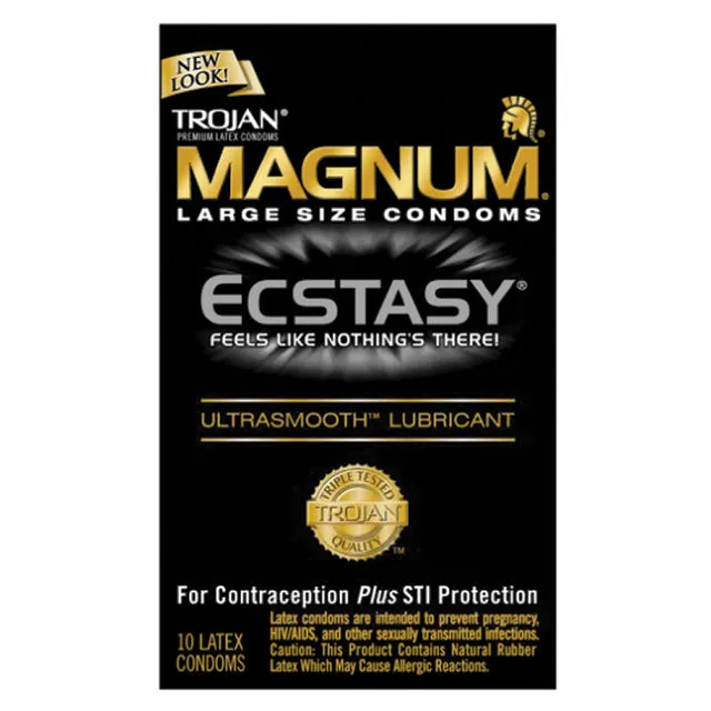 Paradise Marketing Services Female Sex Toys Trojan Ecstasy Magnum 10