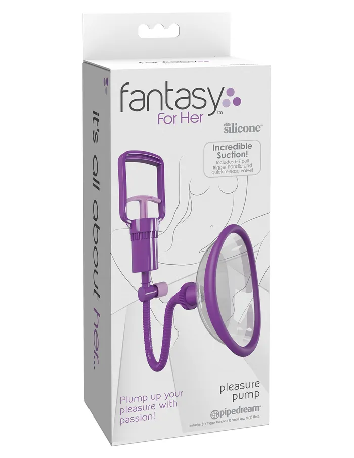Pipedream Fantasy For Her Manual Pleasure Pump Purple Vibrators