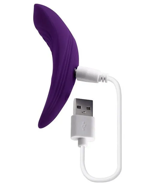 Playboy Our Little Secret Rechargeable Silicone Panty Vibe with Remote Control Evolved Novelties Female Sex Toys
