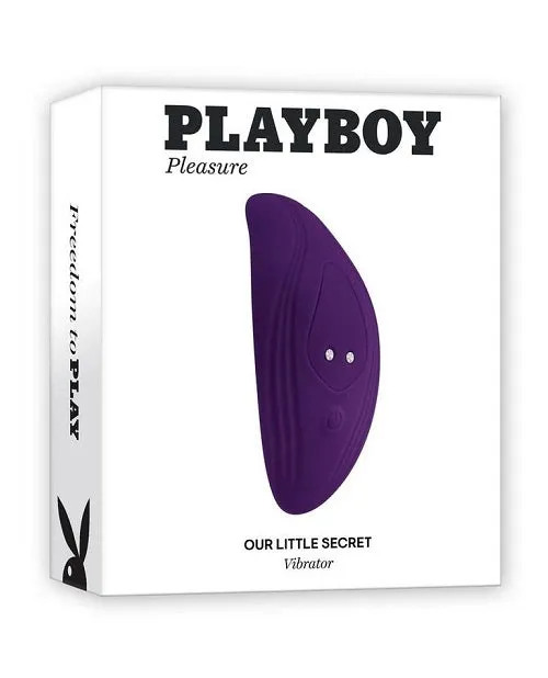 Playboy Our Little Secret Rechargeable Silicone Panty Vibe with Remote Control Evolved Novelties Female Sex Toys