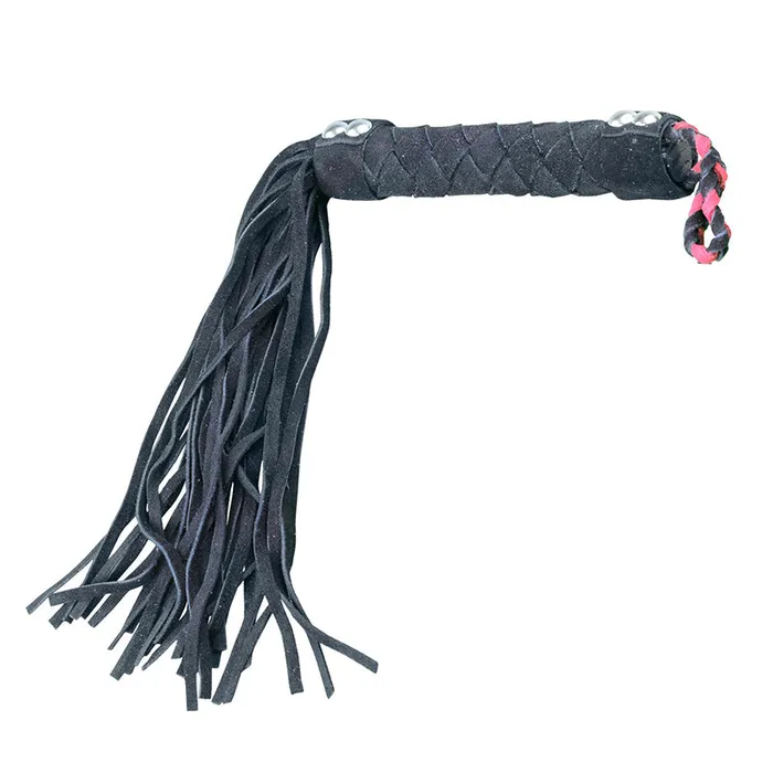Restraints SG Entertainment In Plesur 155In Leather Flogger Black
