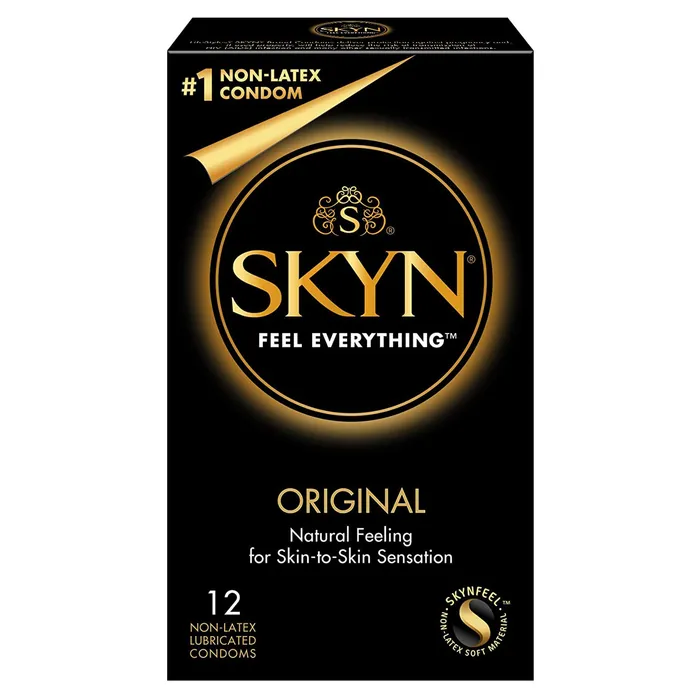 Skyn NonLatex Lubricated Condoms 12 Count SKYN Female Sex Toys