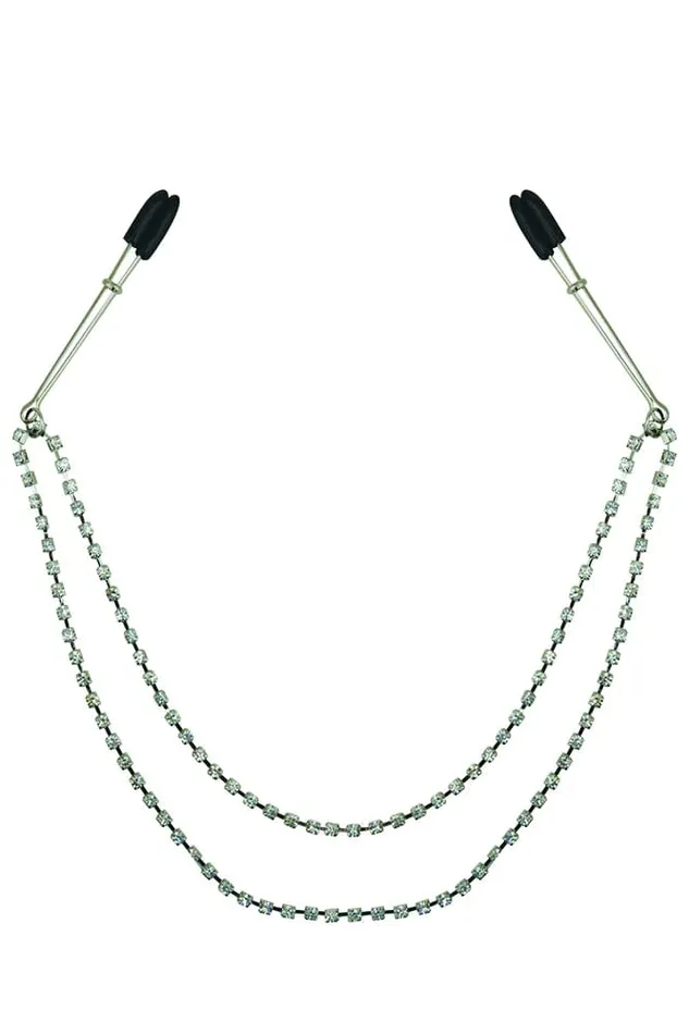 Sportsheets Sincerely Bling Nipple Clamps pink cherry Anal