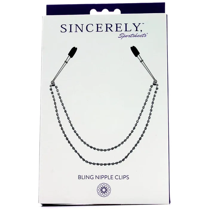 Sportsheets Sincerely Bling Nipple Clamps pink cherry Anal