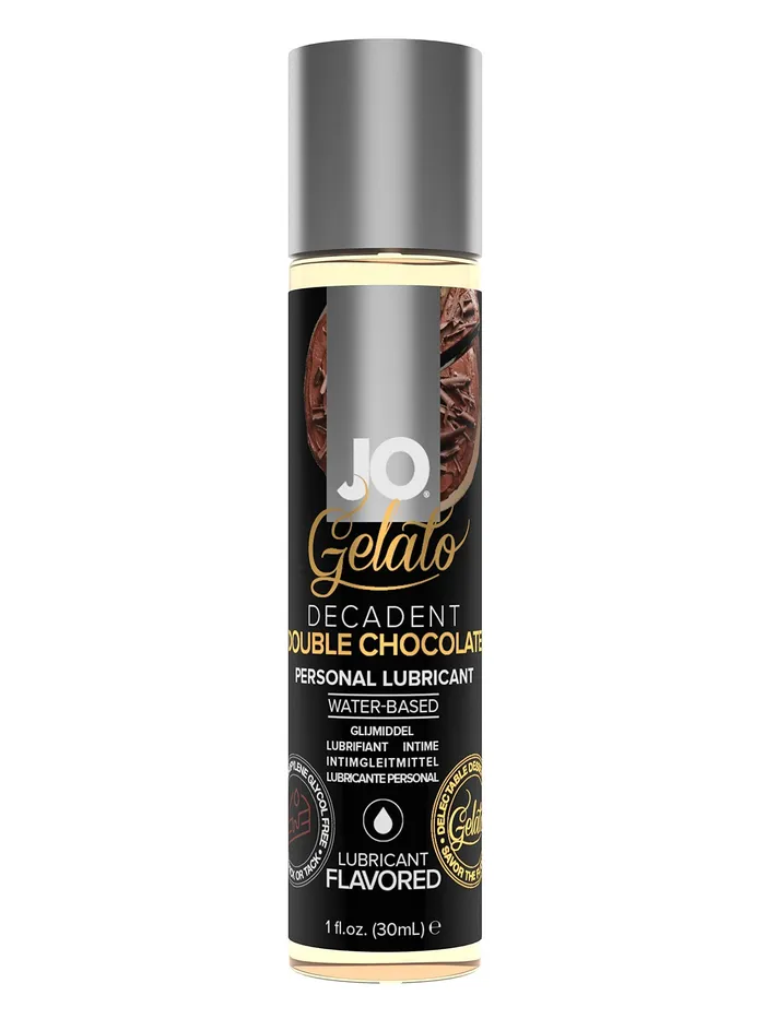 System Jo System Jo Gelato Decadent Double Chocolate Water Based Lube 1 Ounce Dildos
