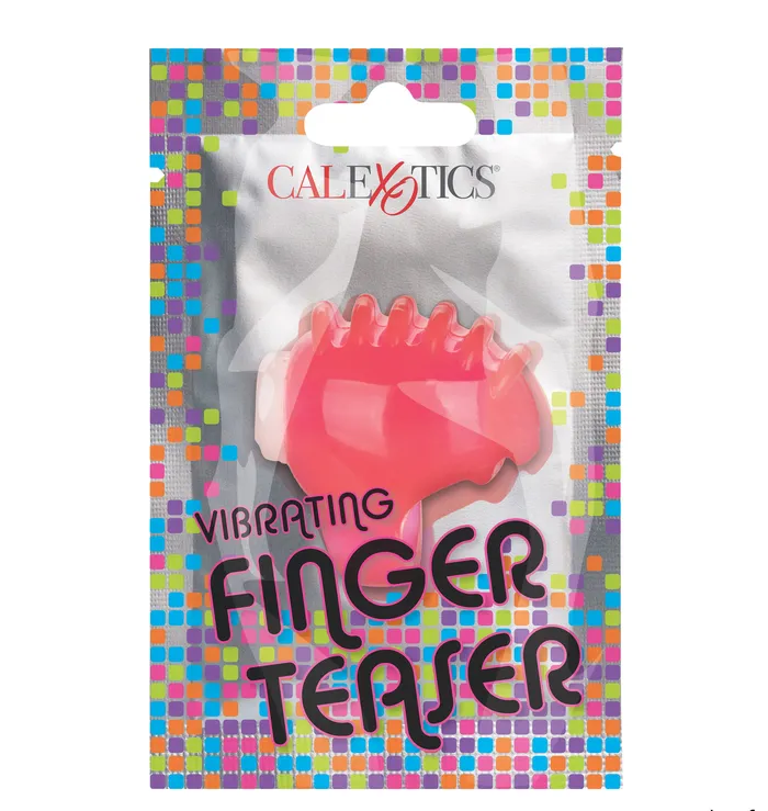 Vibrators CalExotics Foil Pack Vibrating Finger Teaser Pink