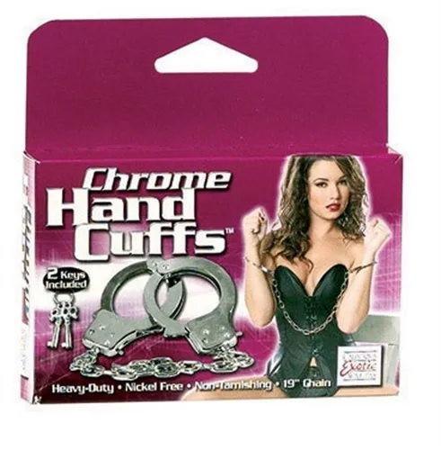 Vibrators Handcuffs Chrome California Exotic Novelties