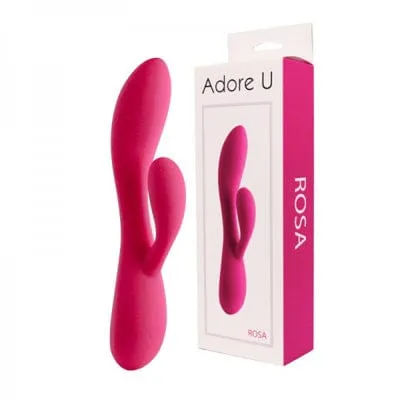 Vibrators Landco Adore U Double stimulation Rosa Fuchsia
