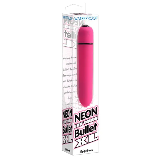 Vibrators Pipedream Neon Luv Touch Bullet Xl Pink