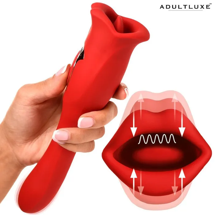 XR Brands Kiss And Tell Pro Dualended Kissing Vibrator Female Sex Toys