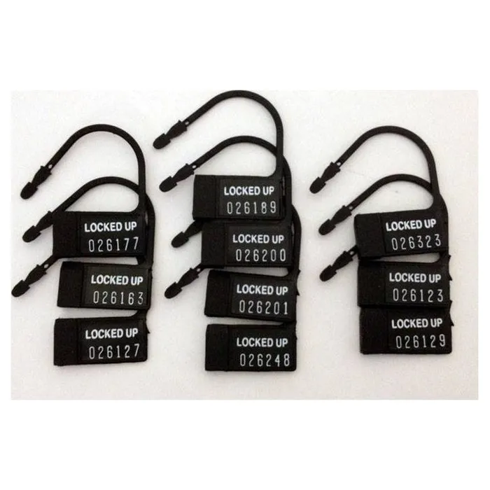 Anal CBX Cockcage Plastic Locks 10pc Black