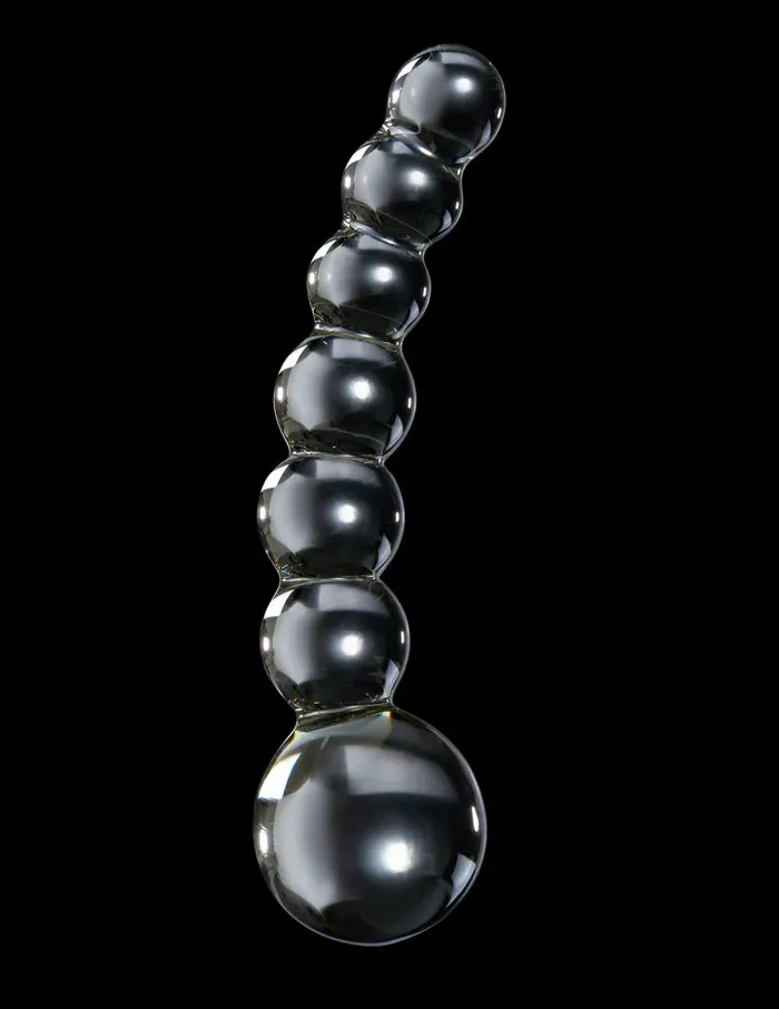 Anal Icicles No 66 Curved Beaded Glass 475 inch Pipedream