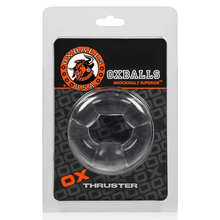 Blue Ox Designs Oxballs OxBalls Thruster Cockring Clear Anal