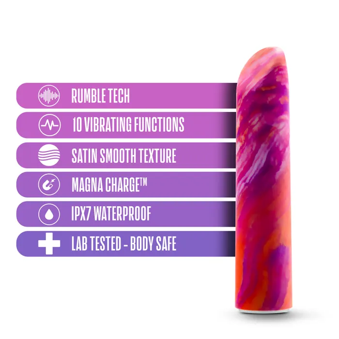 Blush Vibrators Limited Addiction Fiery Power Bullet Vibe Coral