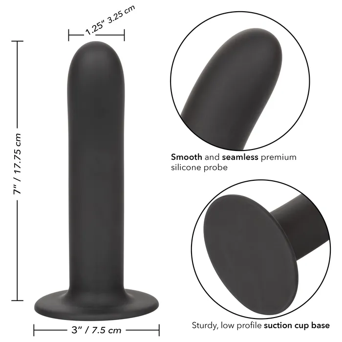 CalExotics Anal Boundless Smooth 7 Inch Black CalExotics Anal Boundless Smooth 7 Inch Black