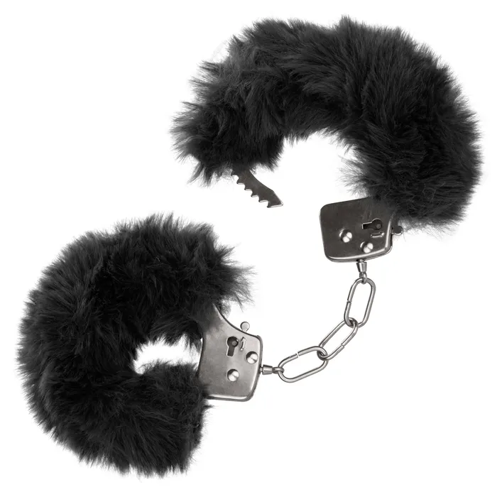 CalExotics Anal Ultra Fluffy Furry Cuffs Black