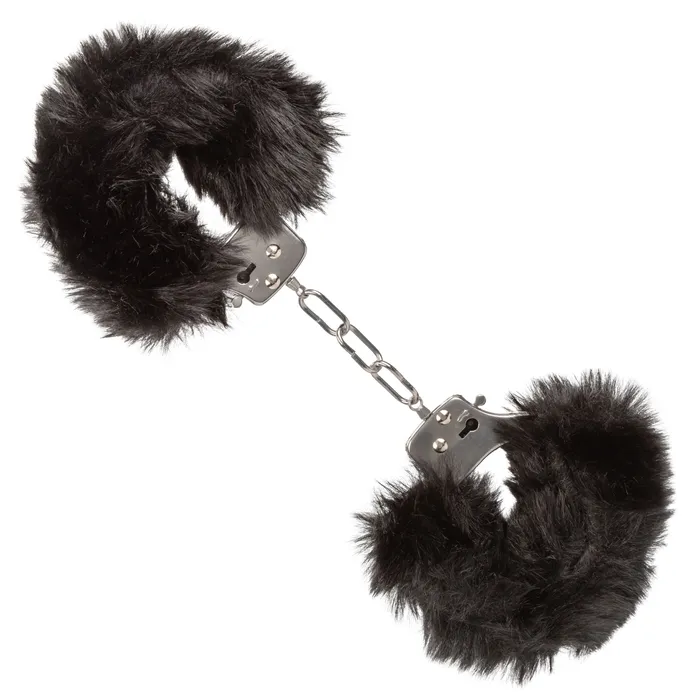 CalExotics Anal Ultra Fluffy Furry Cuffs Black