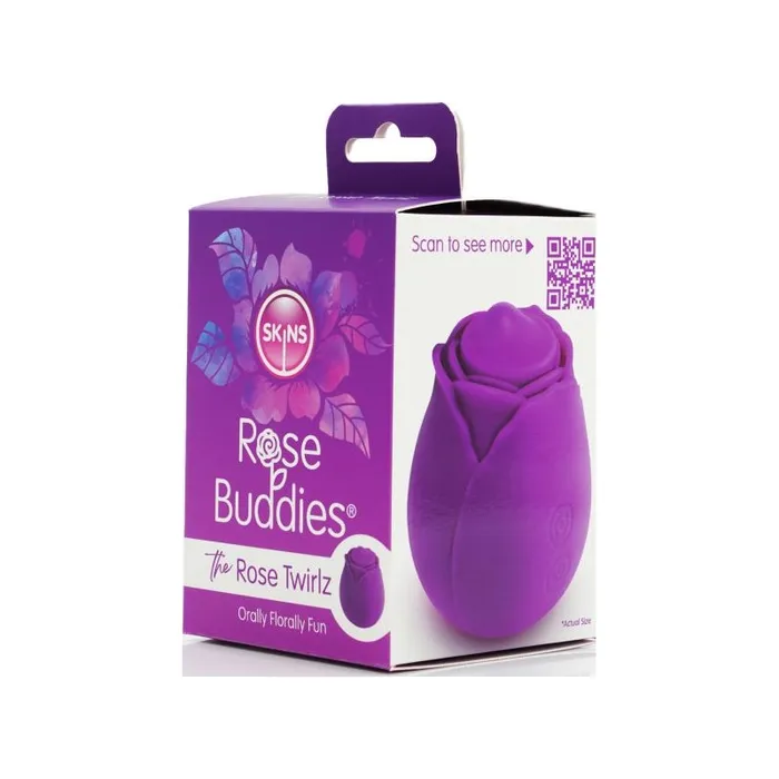 CreativeC Vibrators Skins Rose Buddies The Rose Twirls Purple