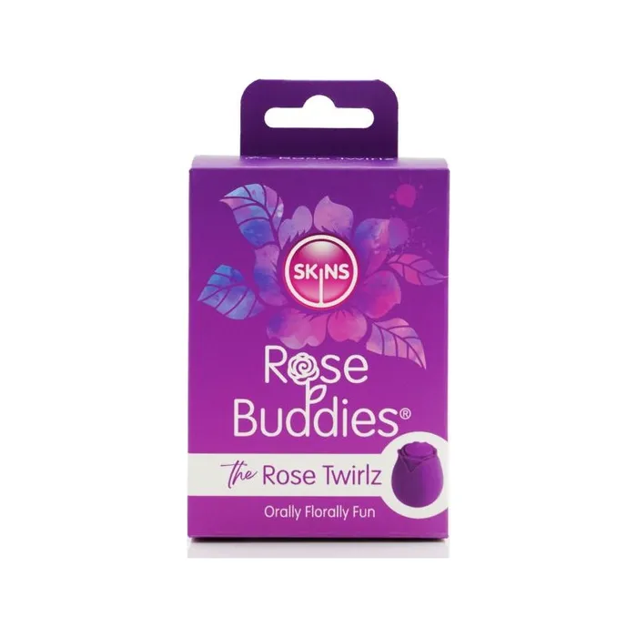 CreativeC Vibrators Skins Rose Buddies The Rose Twirls Purple