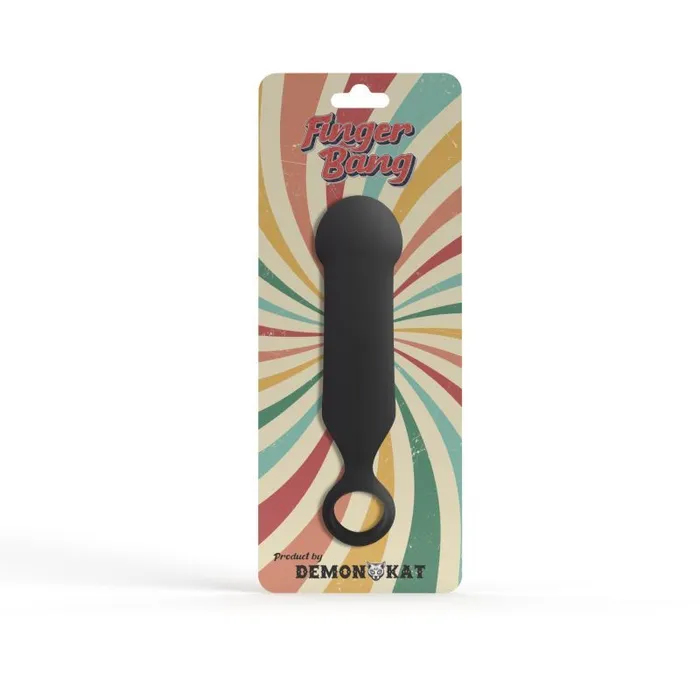 Dildos Demon Kat Finger Bang Dildo Black