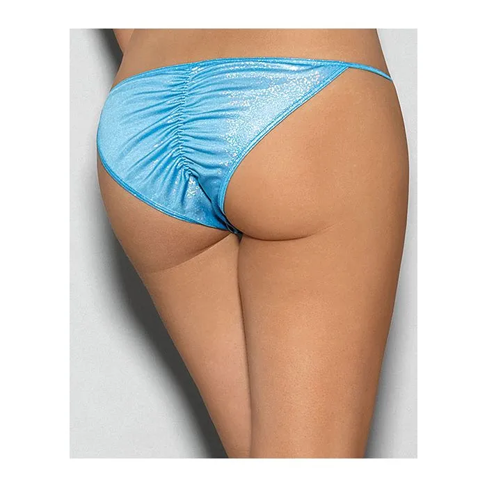 Escante Inc Anal Black Light Dancewear Jeweled Panty OS