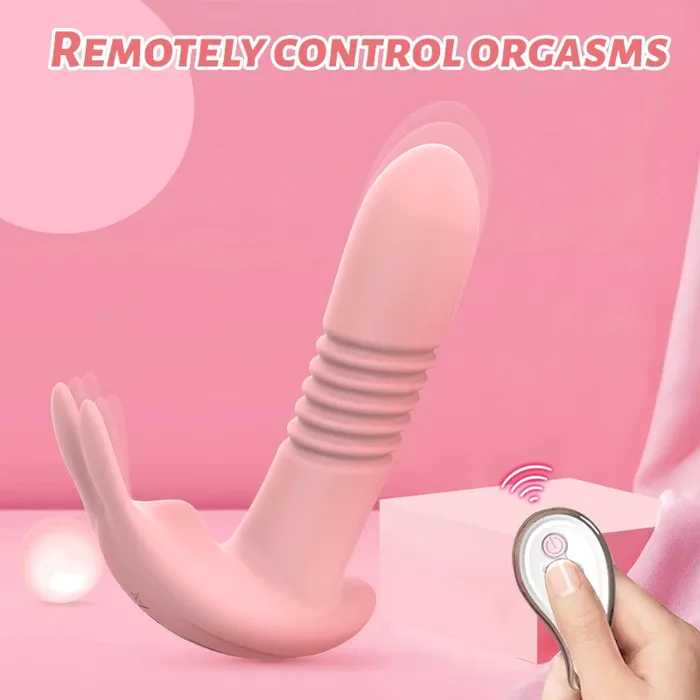 EVEs SECRETS Remote Control Wearable Thrusting Rotating Vibrator Adult Sex Toys Female Sex Toys