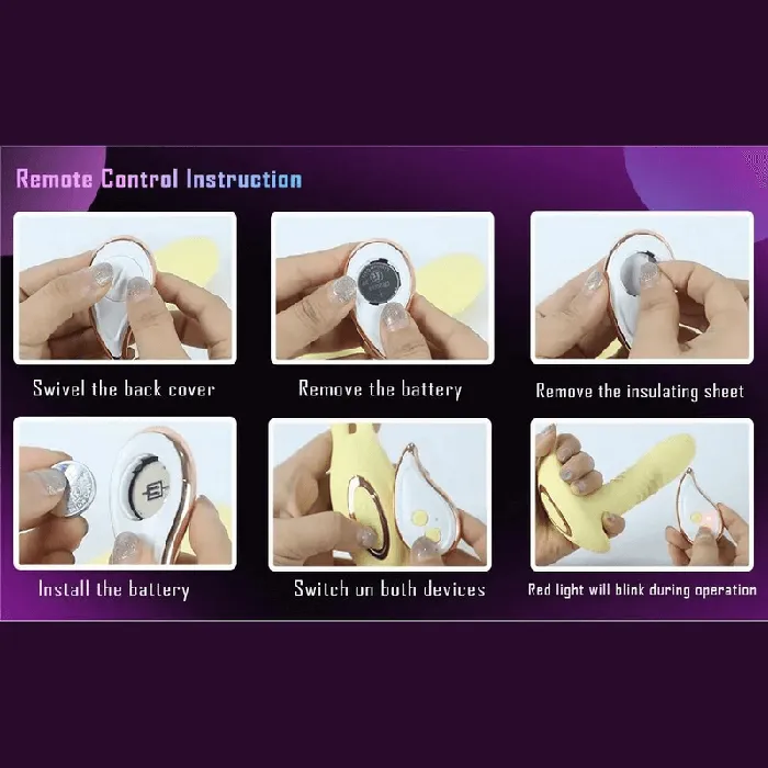 EVEs SECRETS Remote Control Wearable Thrusting Rotating Vibrator Adult Sex Toys Female Sex Toys