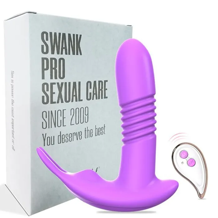 EVEs SECRETS Remote Control Wearable Thrusting Rotating Vibrator Adult Sex Toys Female Sex Toys