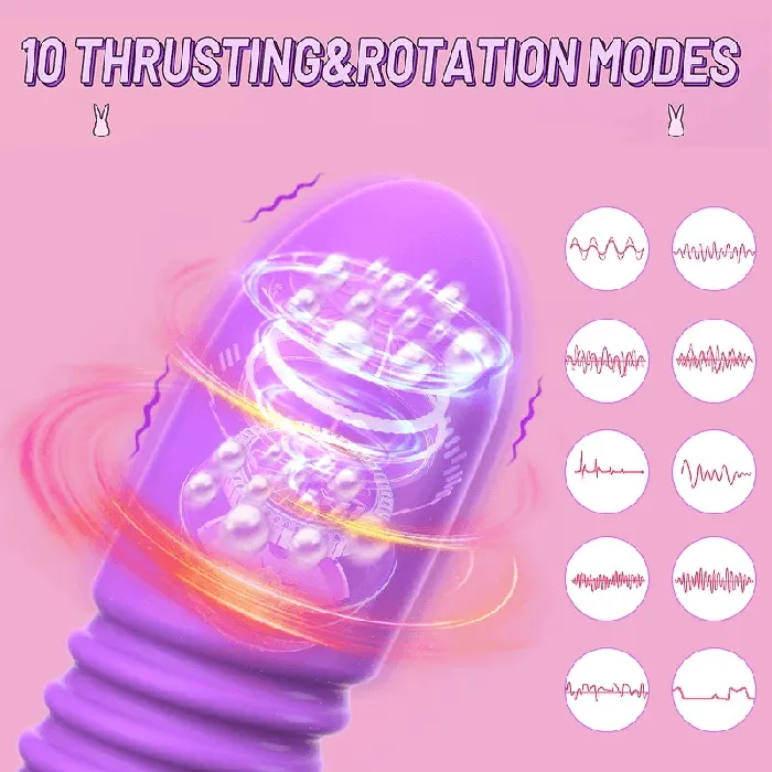 EVEs SECRETS Remote Control Wearable Thrusting Rotating Vibrator Adult Sex Toys Female Sex Toys