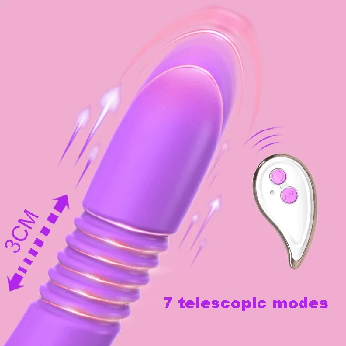 EVEs SECRETS Remote Control Wearable Thrusting Rotating Vibrator Adult Sex Toys Female Sex Toys