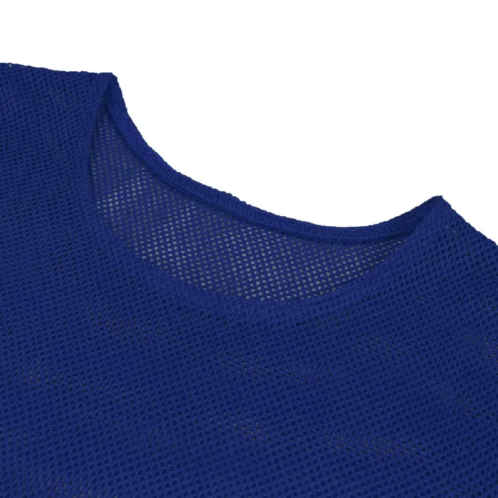EVEs SECRETS Vibrators Stylish Mens Blue Mesh Top Fashionable Long Sleeves