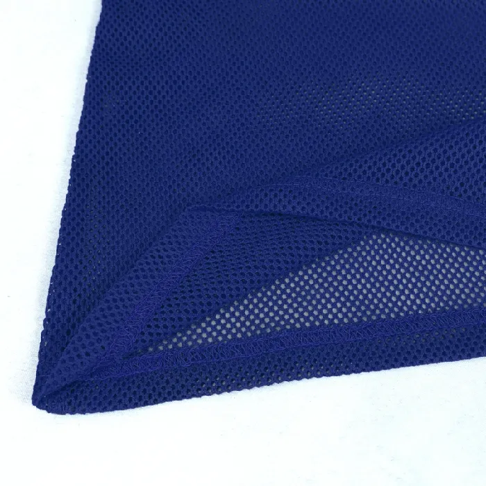 EVEs SECRETS Vibrators Stylish Mens Blue Mesh Top Fashionable Long Sleeves