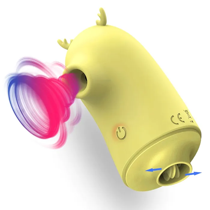 Female Sex Toys EVEs SECRETS Pussy Licking Toy 2 in 1 Clitoral and Nipples Sucker Oral Stimulator