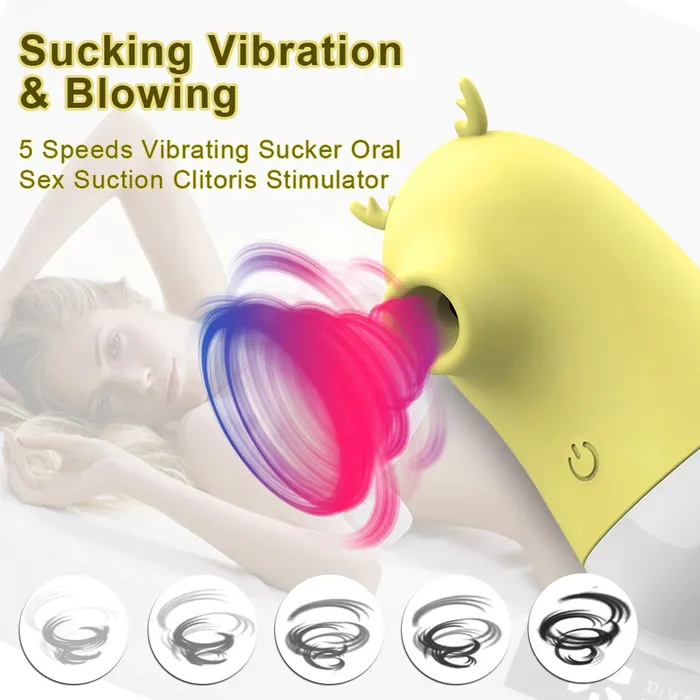 Female Sex Toys EVEs SECRETS Pussy Licking Toy 2 in 1 Clitoral and Nipples Sucker Oral Stimulator